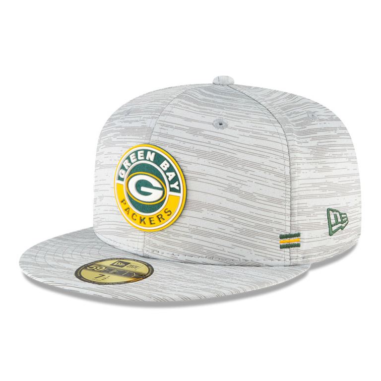 Gorras New Era 59fifty Grises - Bay Packers Sideline 94108TSGN